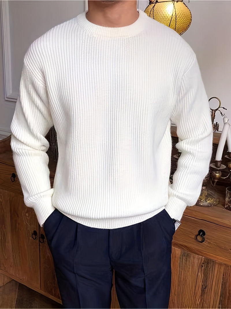 Timothée - Pull Pull stylé en tricot câblé pour hommes