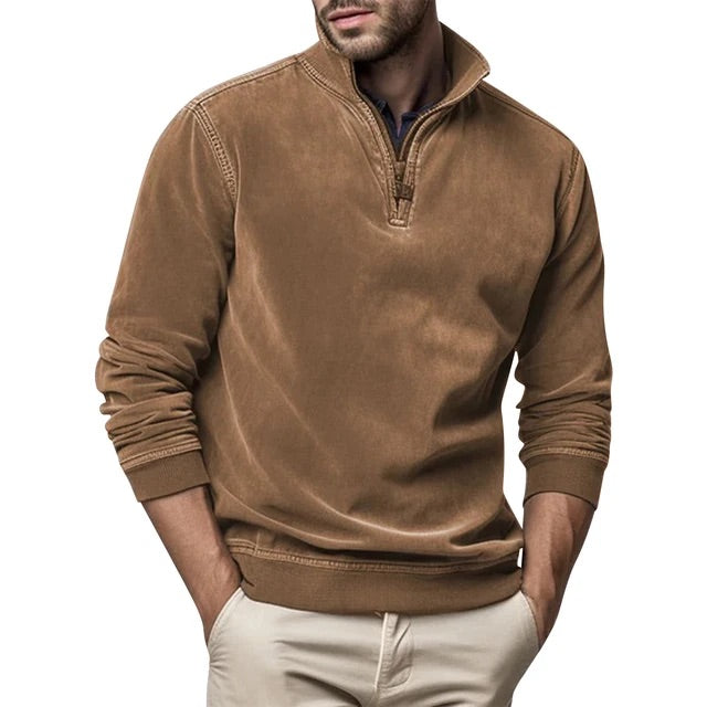 Pull en polaire pour hommes - Confort et chaleur