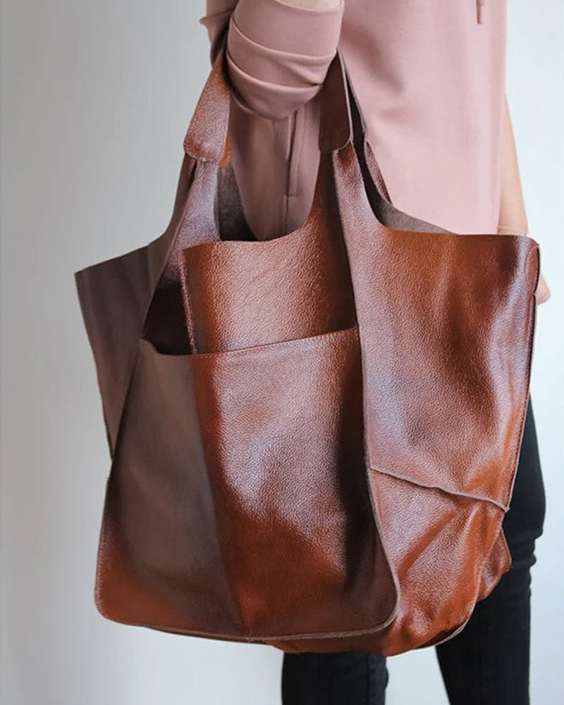 Hana - Sac en cuir chic et durable avec grande capacité - Sac à main élégant et polyvalent pour femmes