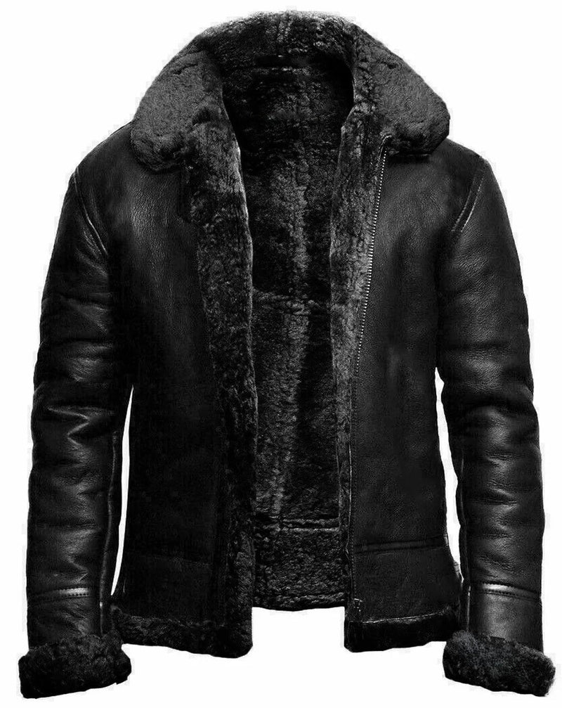 Hugo - Veste en cuir pour homme