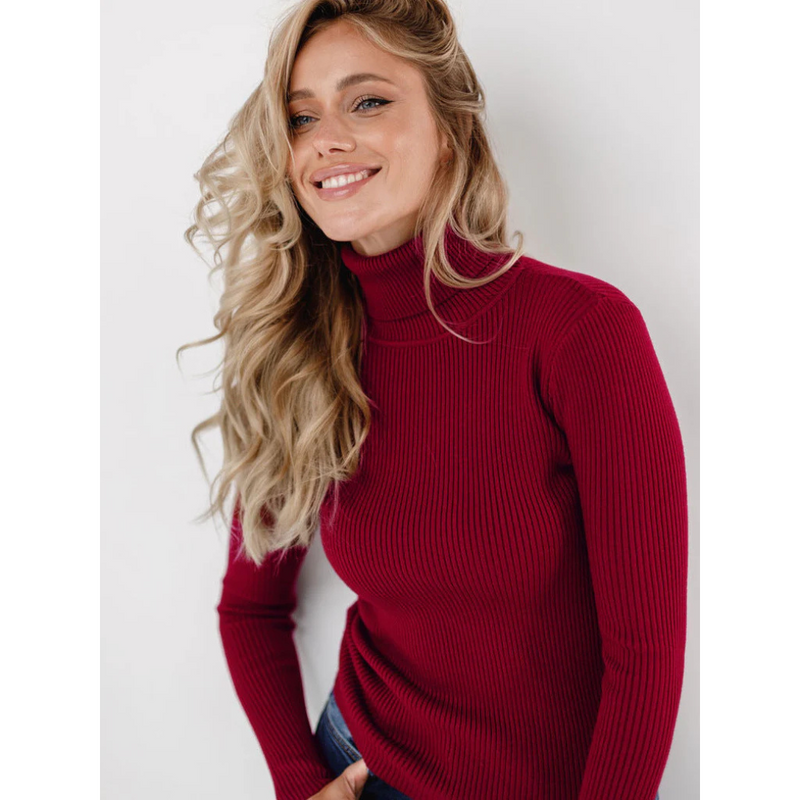 Dixie | Pull Chaud Pour Femme | Col Roulé