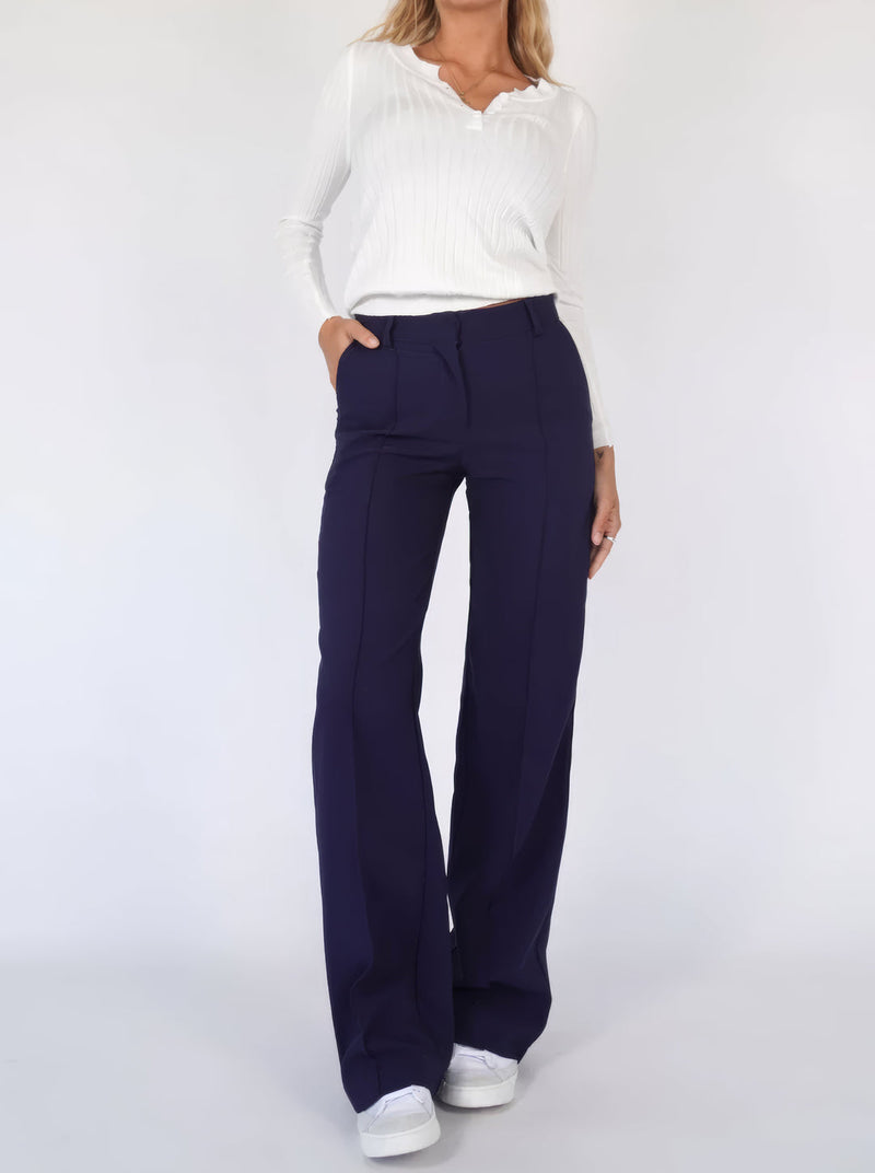 Nigar - Pantalon business casual simple pour femmes