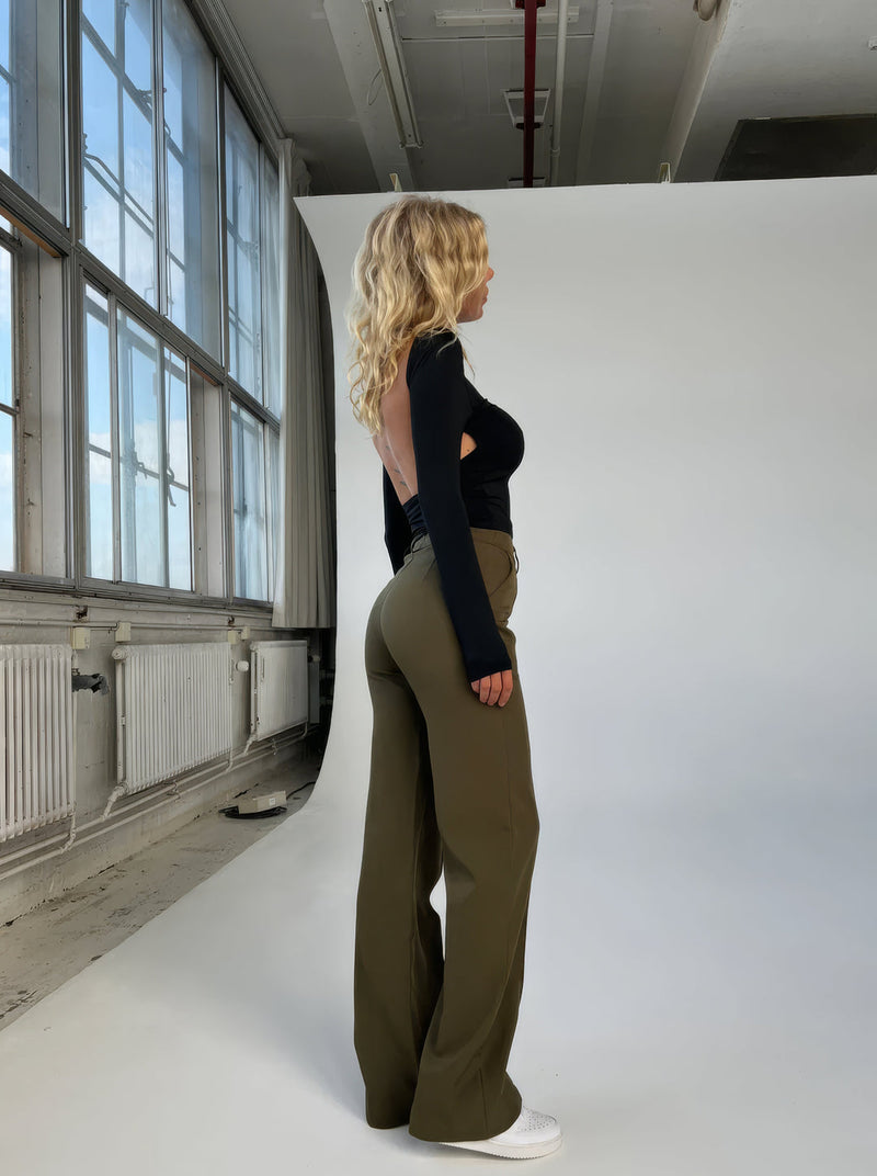 Nigar - Pantalon business casual simple pour femmes