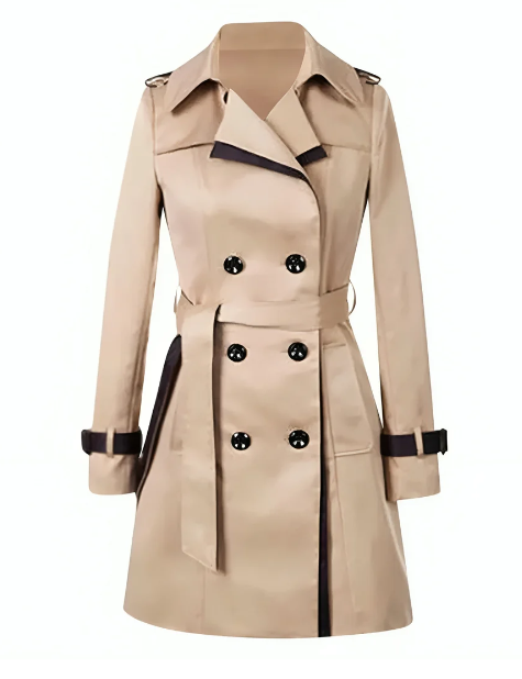 Trench-coat long avec ceinture - pour femmes - Fogella - Élégant et intemporel