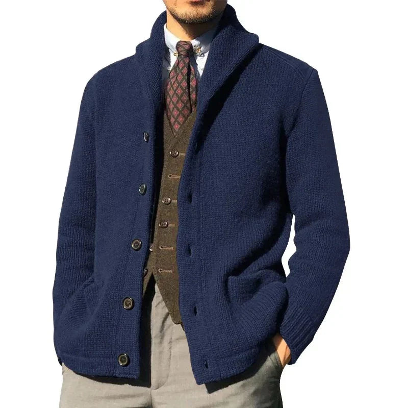 Cardigan chaud d'hiver pour homme - Anselm