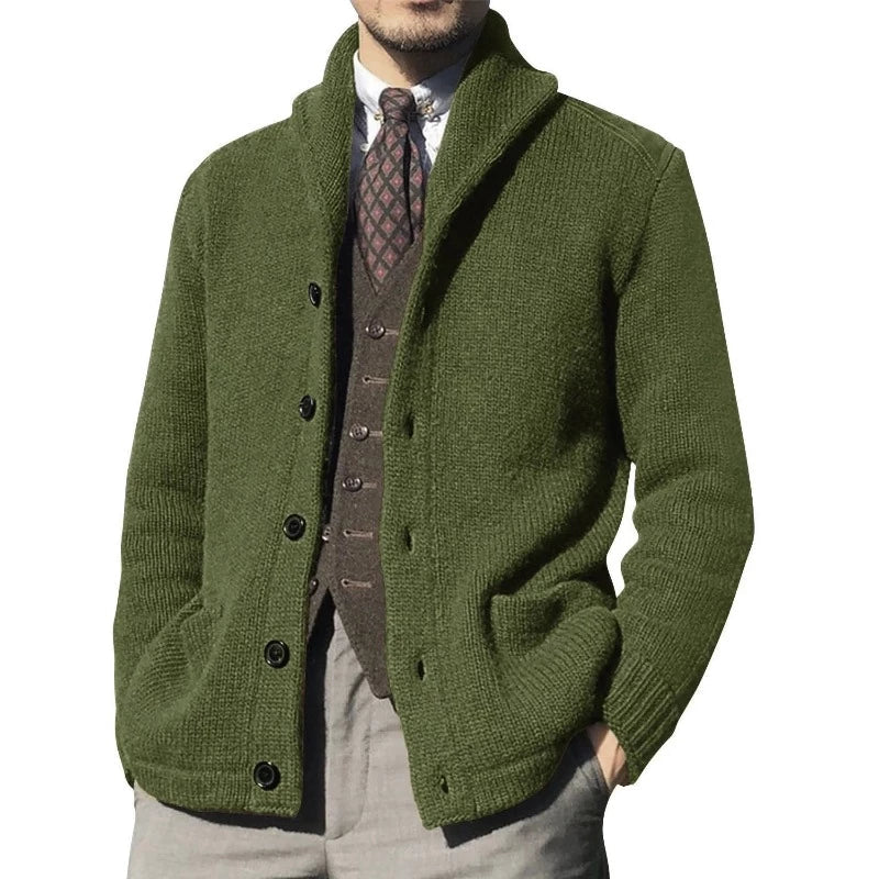 Cardigan chaud d'hiver pour homme - Anselm