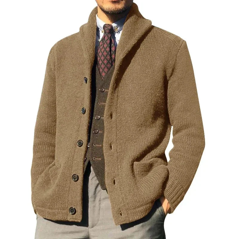 Cardigan chaud d'hiver pour homme - Anselm