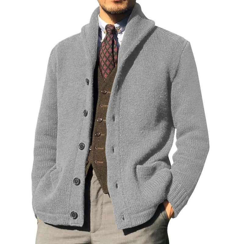 Cardigan chaud d'hiver pour homme - Anselm