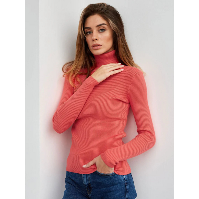 Dixie | Pull Chaud Pour Femme | Col Roulé