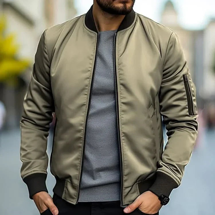 Blouson aviateur élégant, moderne et classique pour hommes