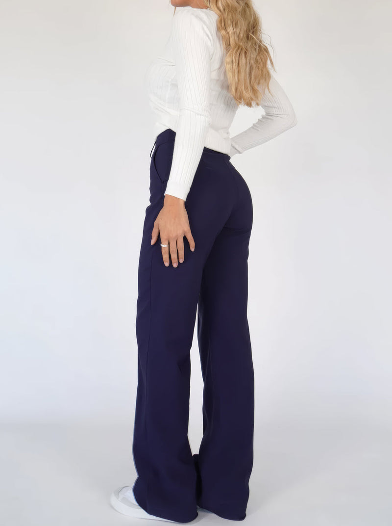 Nigar - Pantalon business casual simple pour femmes