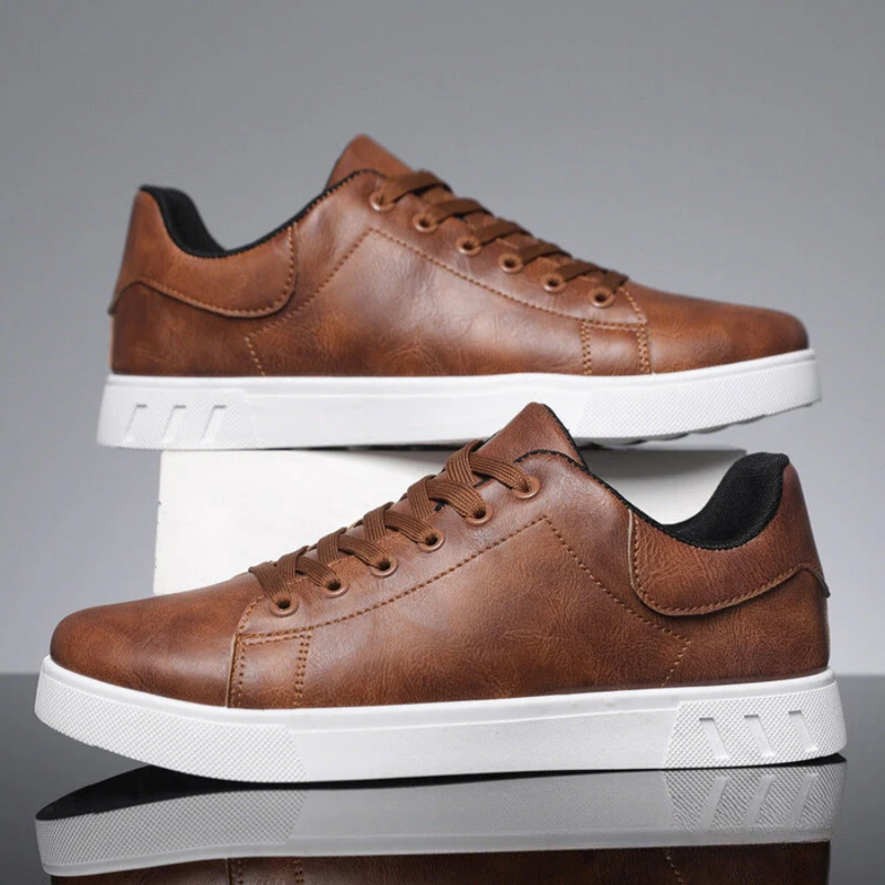 Calvin - Baskets en Cuir pour l'Automne pour Hommes