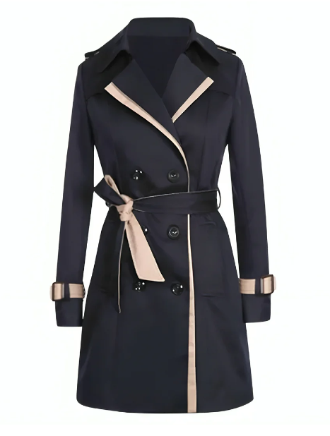 Trench-coat long avec ceinture - pour femmes - Fogella - Élégant et intemporel