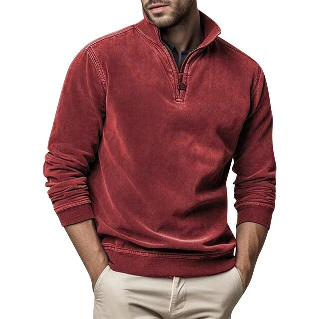 Pull en polaire pour hommes - Confort et chaleur