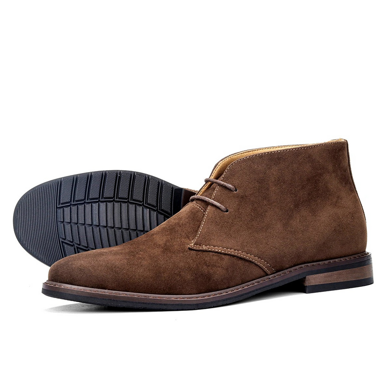 Bottes chukka intemporelles pour hommes en daim, élégantes et confortables