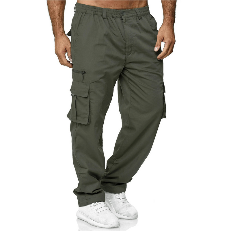 Cargo droit multi-poches homme