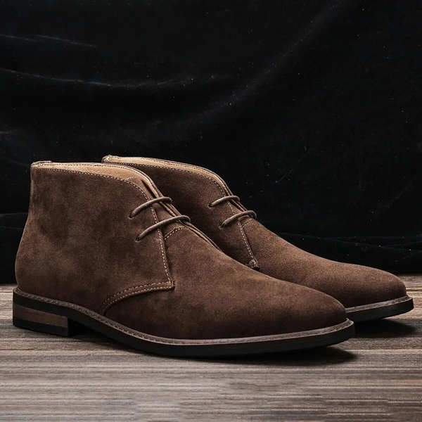 Bottes chukka intemporelles pour hommes en daim, élégantes et confortables