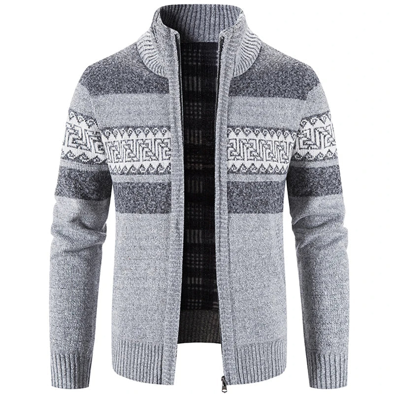 Évariste - cardigan zippé en maille