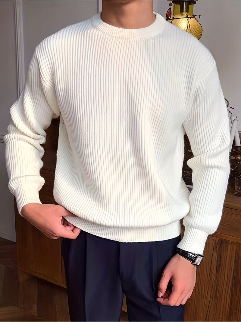 Timothée - Pull Pull stylé en tricot câblé pour hommes