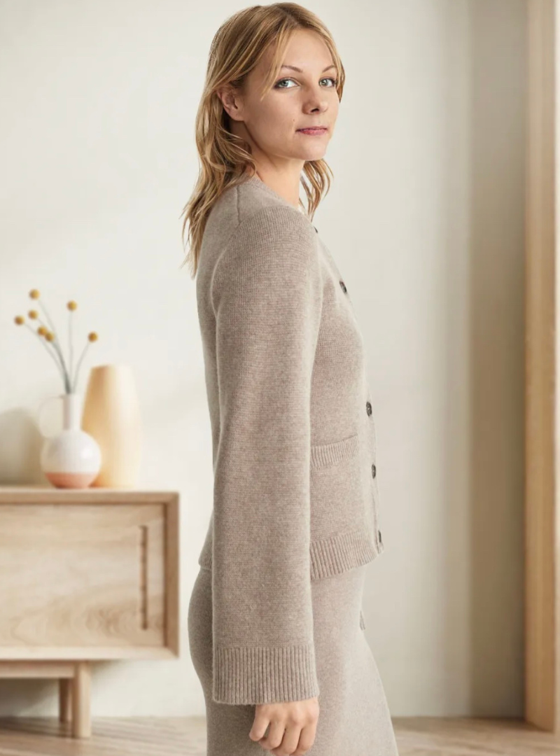 Alice - Cardigan doux avec boutons