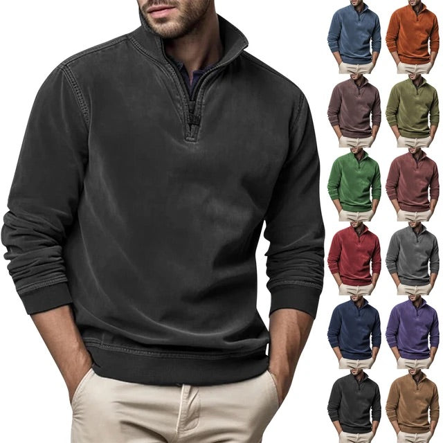 Pull en polaire pour hommes - Confort et chaleur