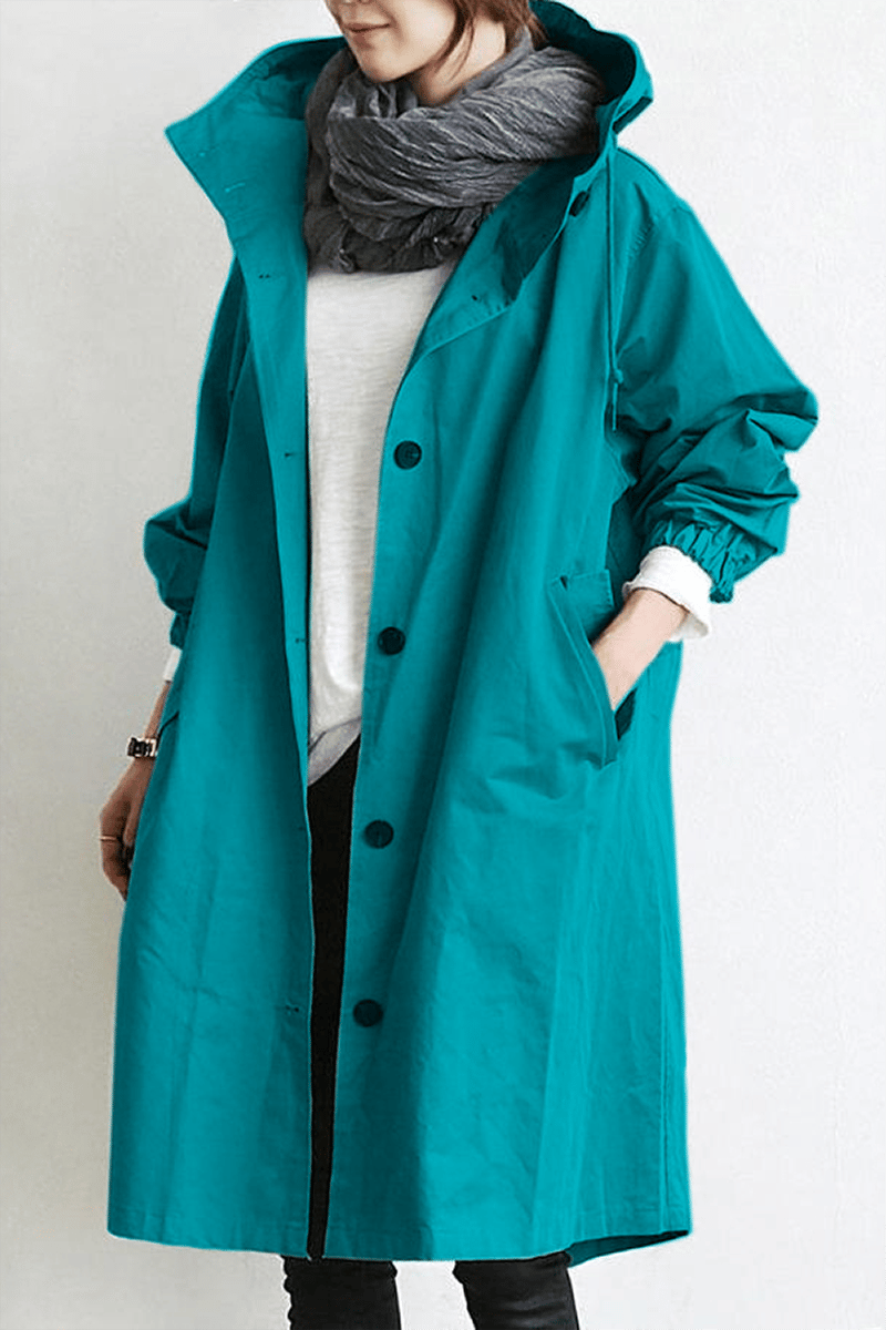 Felicita - Femme Trench Manteau - Imperméable à l'eau