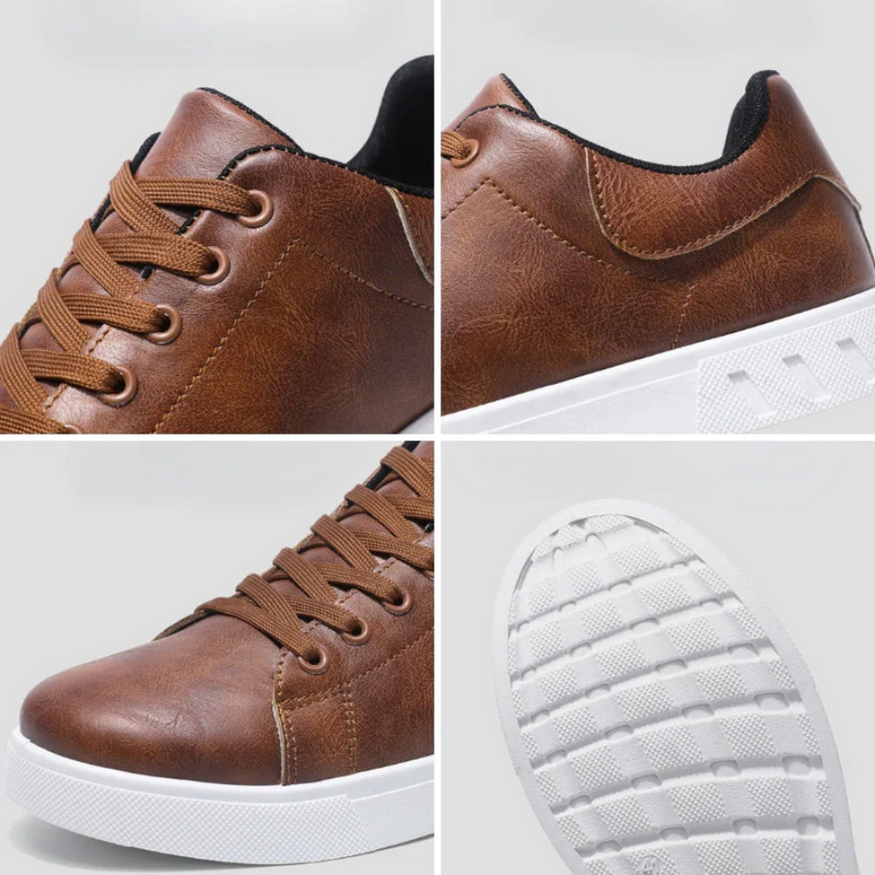 Calvin - Baskets en Cuir pour l'Automne pour Hommes