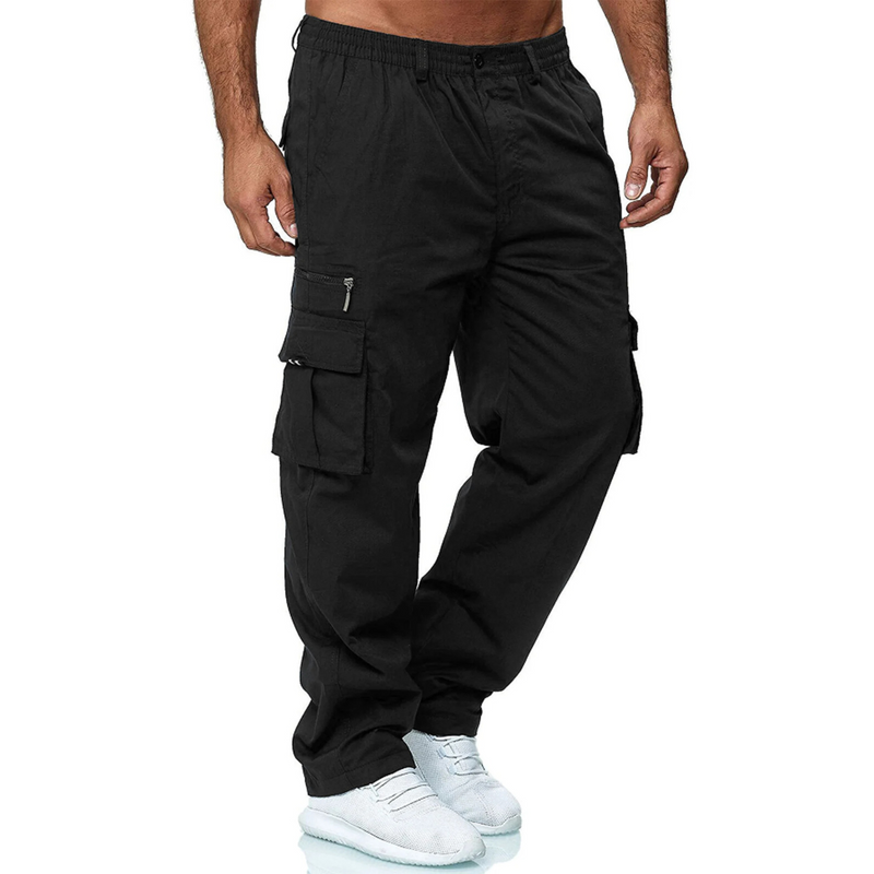 Cargo droit multi-poches homme