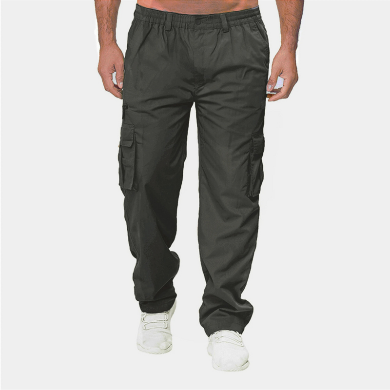 Cargo droit multi-poches homme