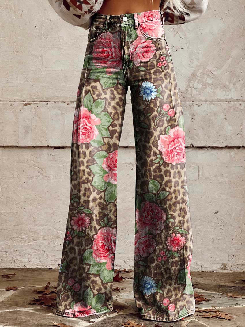 Ritan - Pantalon Ample Coloré Pour Femme