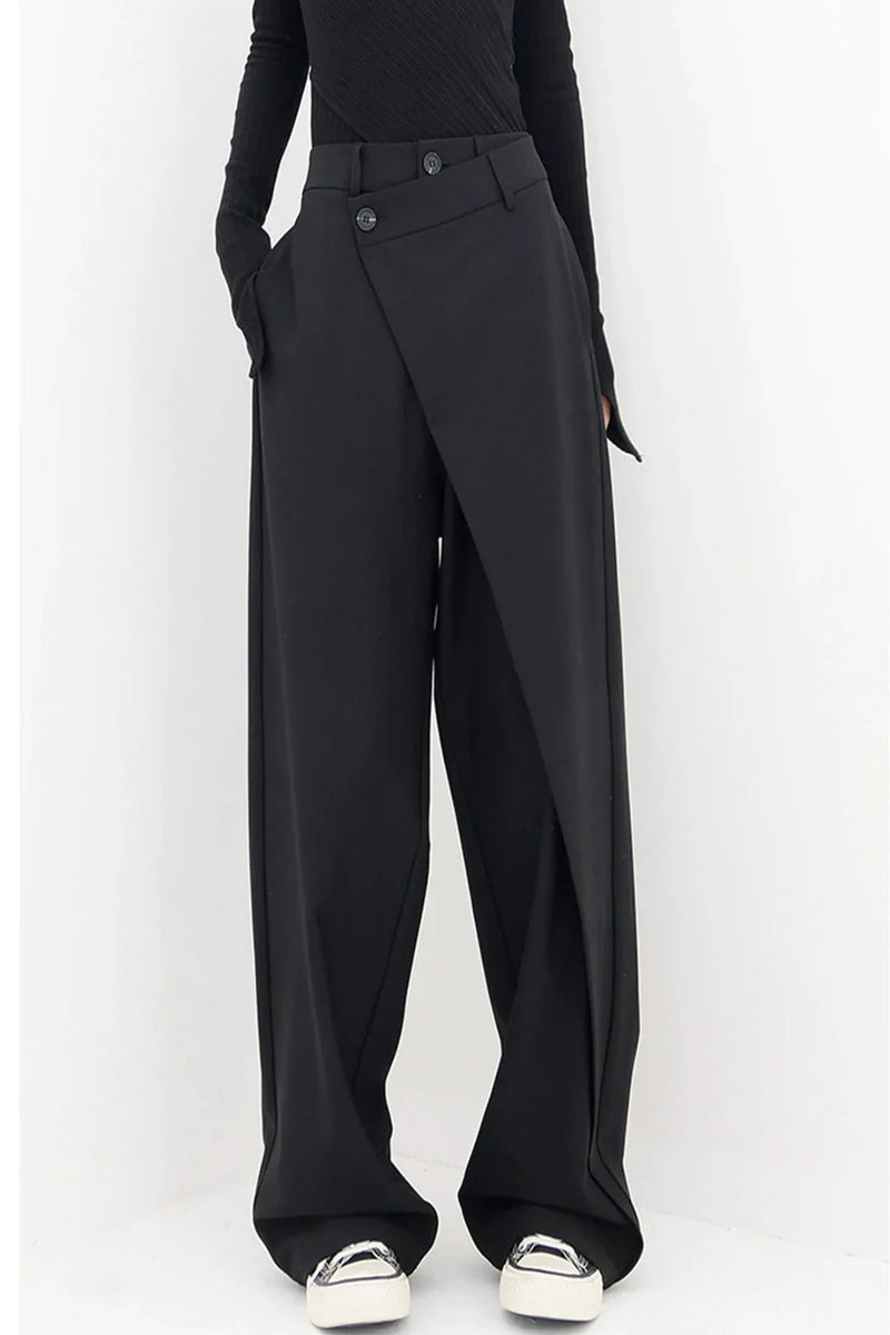 Pantalon large - pour femme - Fogella - Style décontracté et confortable - Parfait pour une tenue fluide