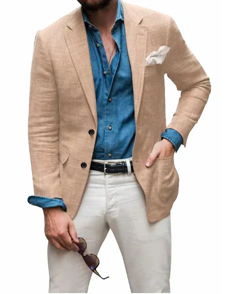 Blazer en lin pour hommes