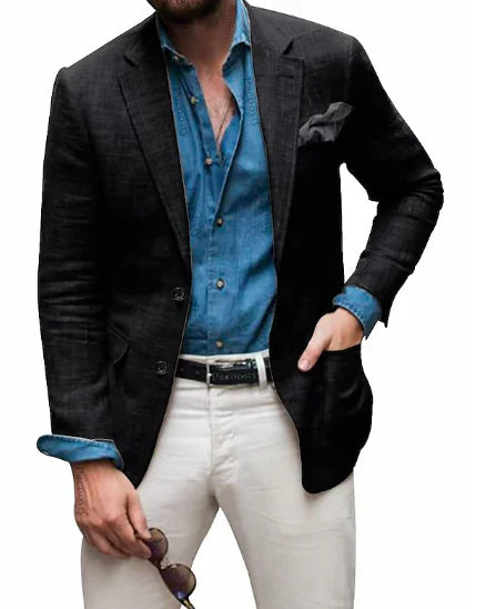 Blazer en lin pour hommes