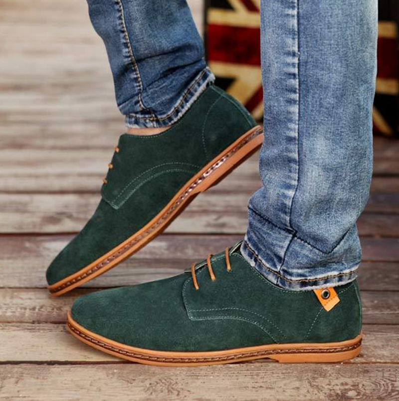 Dray - Chaussures élégantes en daim pour hommes