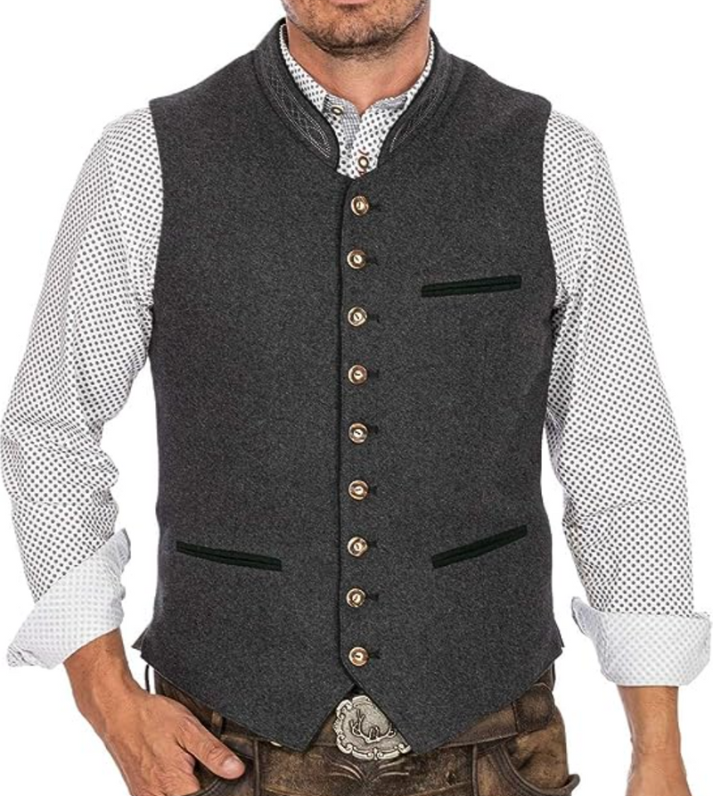 Gilet traditionnel à la mode pour homme