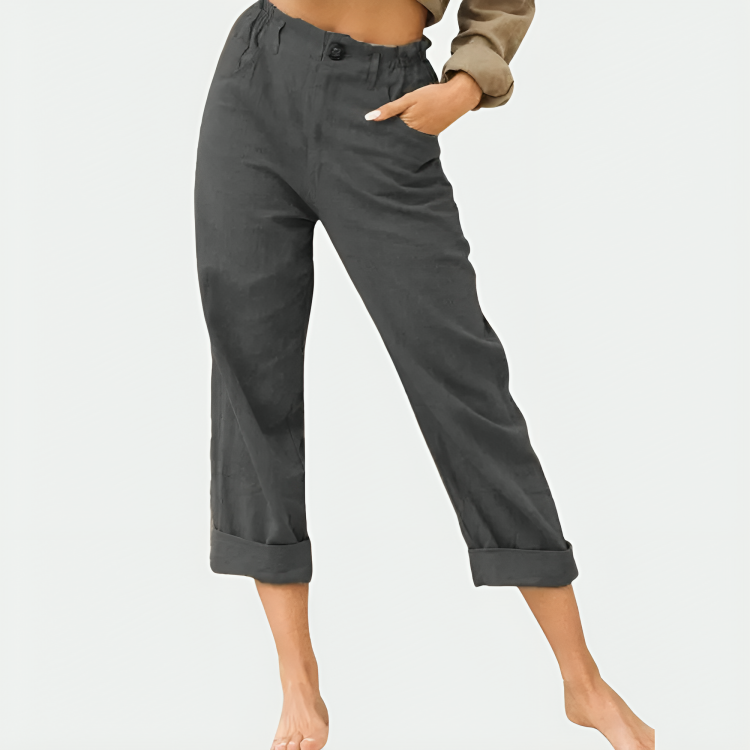 Camille - Pantalon court confortable