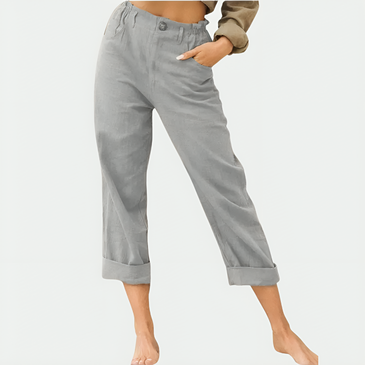 Camille - Pantalon court confortable