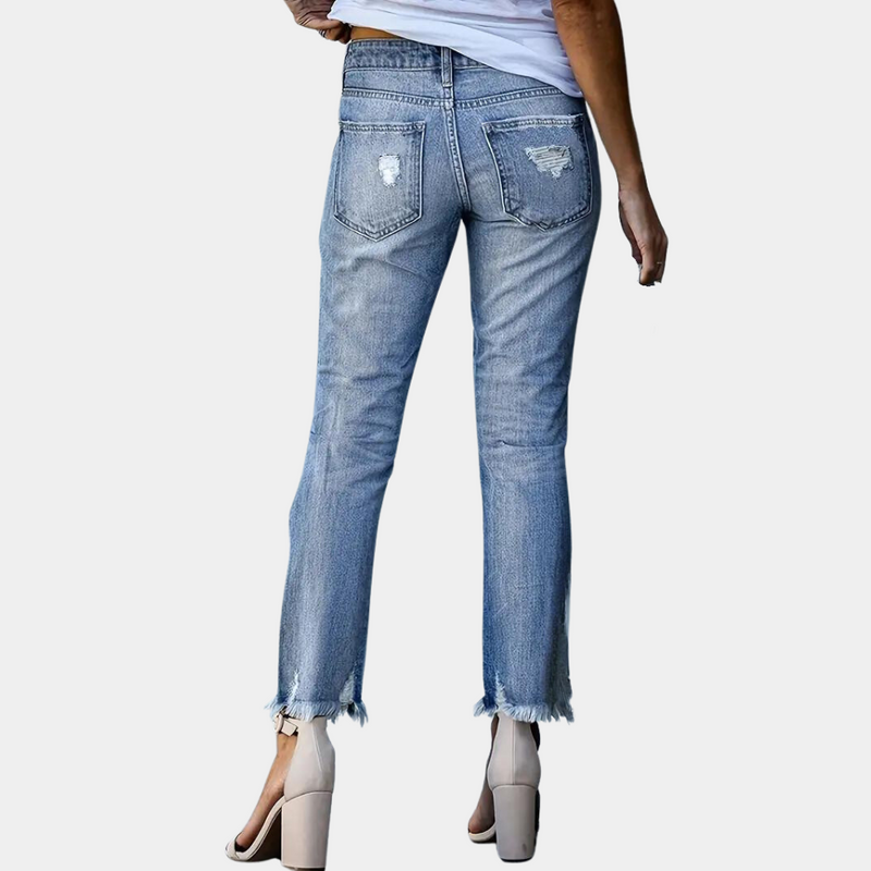 Jeans déchirés pour femmes - Décontractés - Fogella - Tendance et confortable