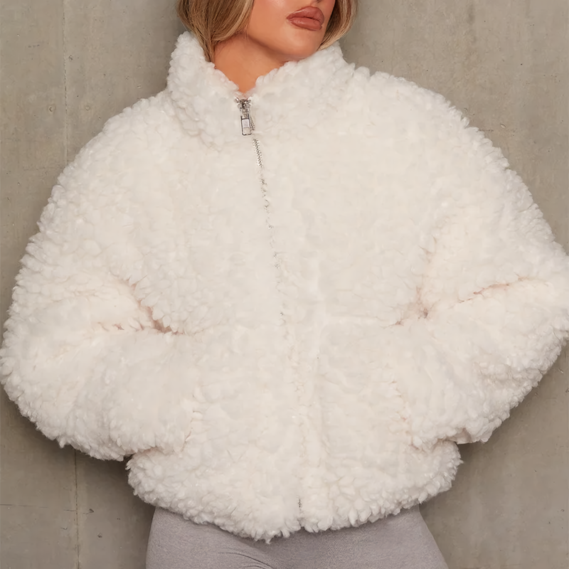 Capucine - Manteau en peluche