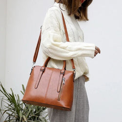 Sac Bandoulière en Cuir Vintage