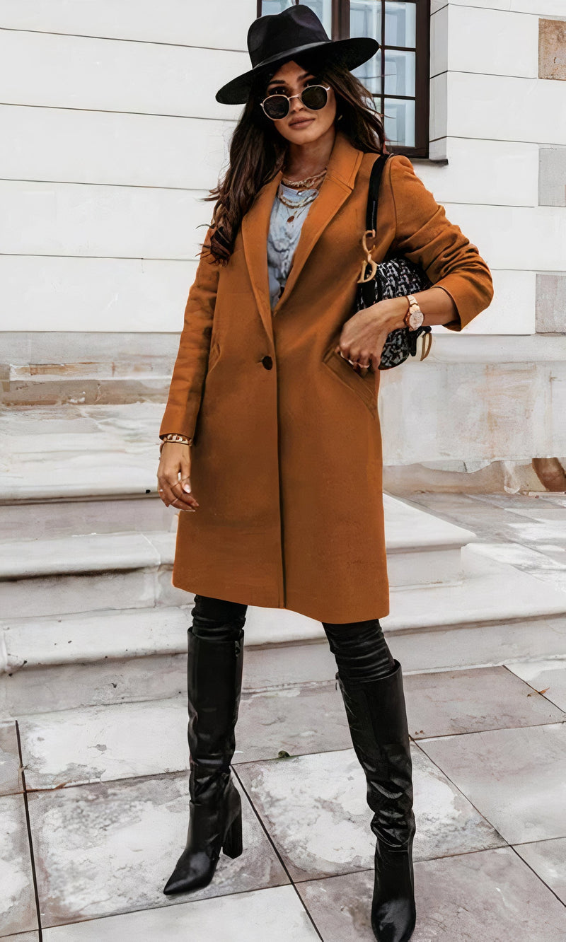 Manteau long élégant pour femmes