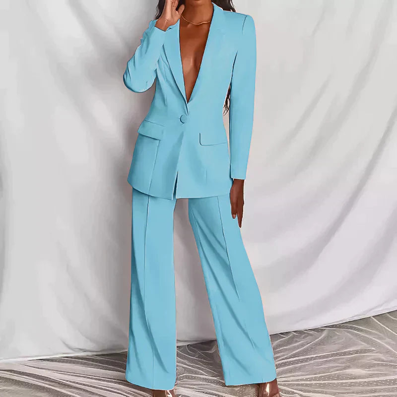 Tailleur-pantalon femme élégant