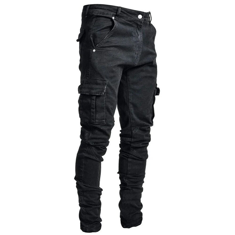 Adrien - Pantalon cargo en denim