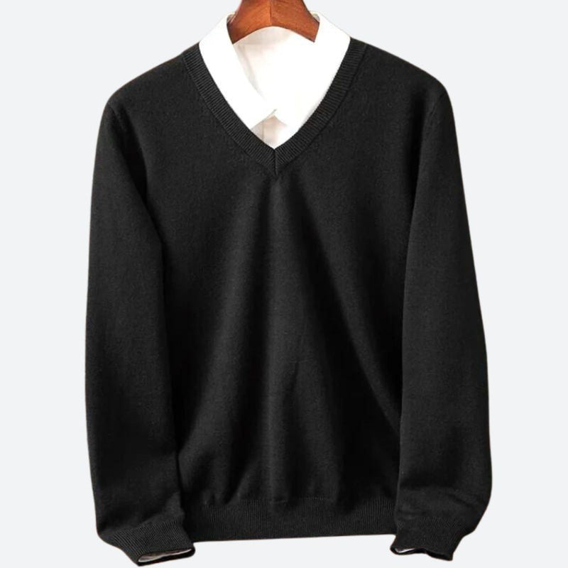 Pull chaud en cachemire pour hommes - Luxe et confort