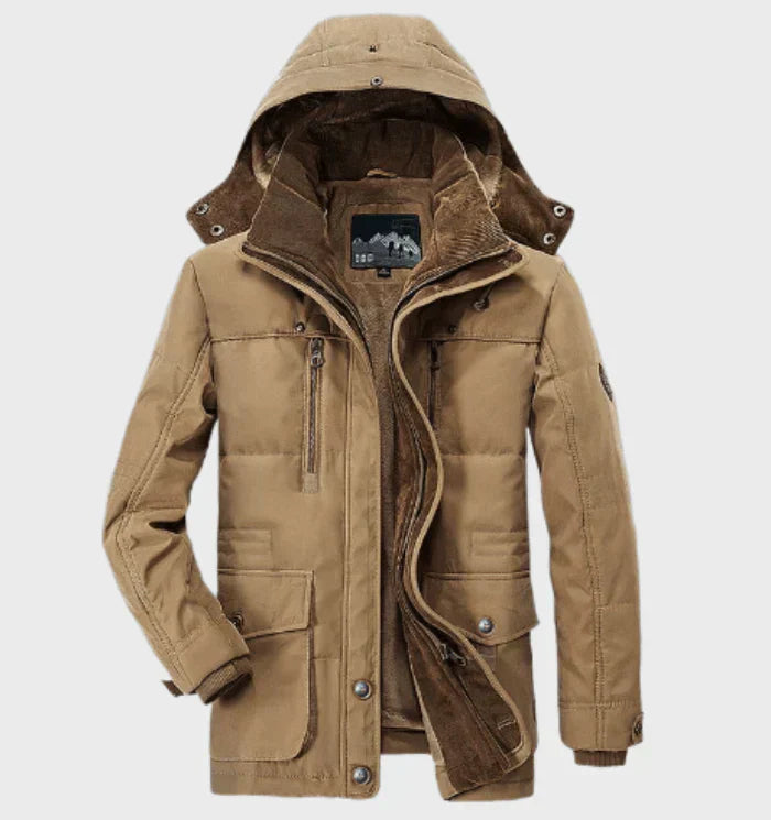 Veste d'hiver épaisse -  pour hommes - Fogella - Chaude et protectrice - avec capuche