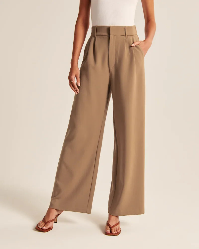 Pollyanna - Chic High-Waist Pants for Women