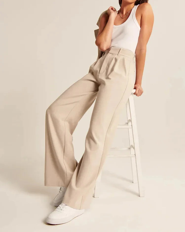 Pollyanna - Chic High-Waist Pants for Women