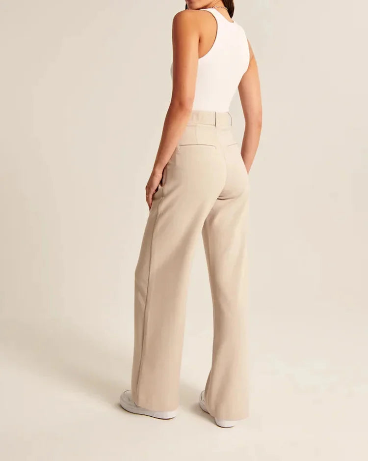 Pollyanna - Chic High-Waist Pants for Women