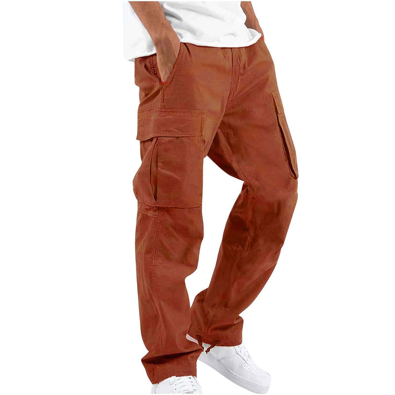 Nicolas - Pantalon cargo orange