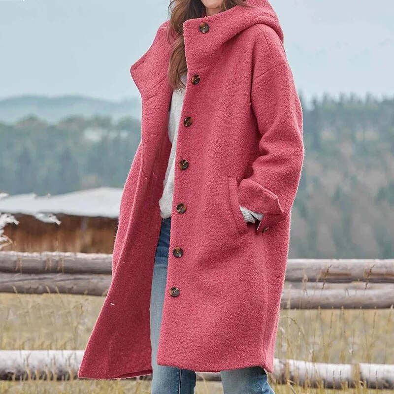 Delilah - Manteau d'hiver épais et chic pour femmes